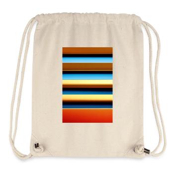 Colorful pattern, stripes - Stanley/Stella Recycled Gym Bag - natural - Front