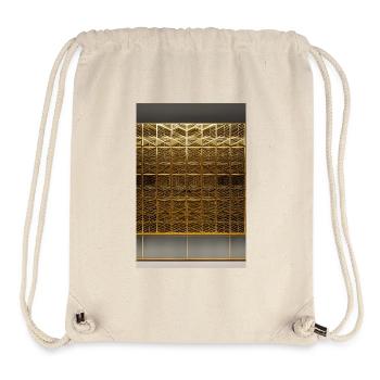 Gold Pattern - Stanley/Stella Recycled Gym Bag - natural - Front