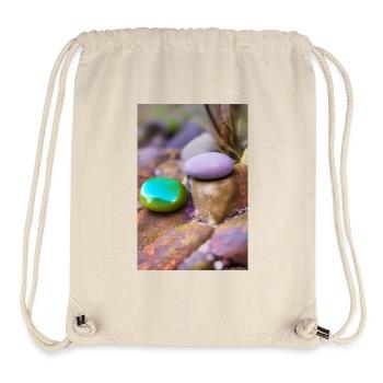 Colorful stones - Stanley/Stella Recycled Gym Bag - natural - Front