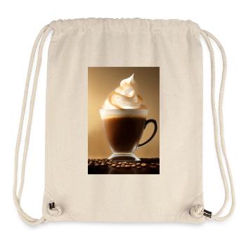 Coffee, coffee beans - Stanley/Stella Recycled Gym Bag - natural - Front