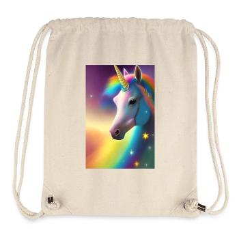 Unicorn - Stanley/Stella Recycled Gym Bag - natural - Front