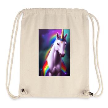 Unicorn - Stanley/Stella Recycled Gym Bag - natural - Front