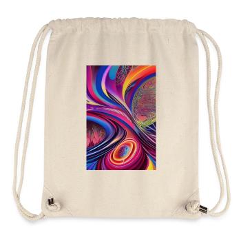 Abstract art - Stanley/Stella Recycled Gym Bag - natural - Front