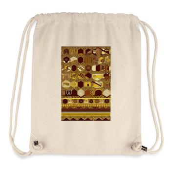 Vintage Pattern - Stanley/Stella Recycled Gym Bag - natural - Front
