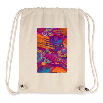 Modèle rétro - Sac à cordon recyclé Stanley/Stella - blanc naturel - Devant