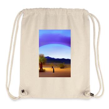 Arabische Wüste - Stanley/Stella recycelter Gym Bag - Naturweiß - Vorne