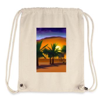 Arabische Wüste - Stanley/Stella recycelter Gym Bag - Naturweiß - Vorne