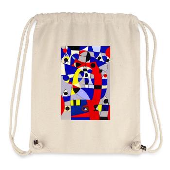 Abstract art - Stanley/Stella Recycled Gym Bag - natural - Front