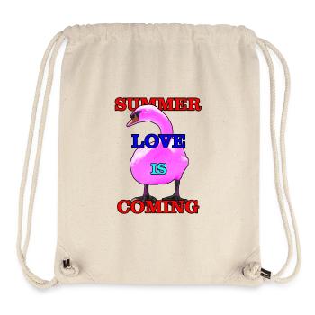 Schwan - Stanley/Stella recycelter Gym Bag - Naturweiß - Vorne