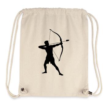 Archer Silhouette, Precise - Stanley/Stella Recycled Gym Bag - natural - Front
