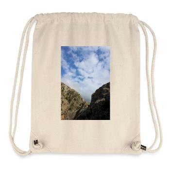 Montagnes de montagne Paysage de montagne Poster - Sac à cordon recyclé Stanley/Stella - blanc naturel - Devant