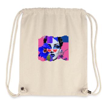 Pop Funky - Stanley/Stella recycelter Gym Bag - Naturweiß - Vorne