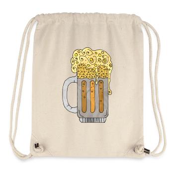 Mug - Sac à cordon recyclé Stanley/Stella - blanc naturel - Devant
