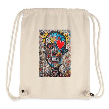 "Urban Love" - Stanley/Stella Recycled Gym Bag - natural - Front