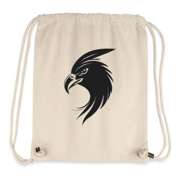 Adler Greifvogel Kopf - Stanley/Stella recycelter Gym Bag - Naturweiß - Vorne