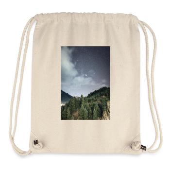 Orion-Konstellation, die sich über die Berge erhebt - Stanley/Stella recycelter Gym Bag - Naturweiß - Vorne