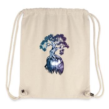 Symbolischer Baum – Innere Stärke Illustration - Stanley/Stella recycelter Gym Bag - Naturweiß - Vorne