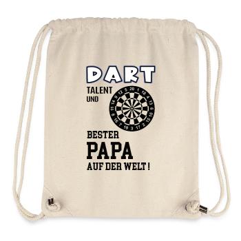 Dart Spieler Darter Papa Vater Mann Darts Spiel - Stanley/Stella recycelter Gym Bag - Naturweiß - Vorne
