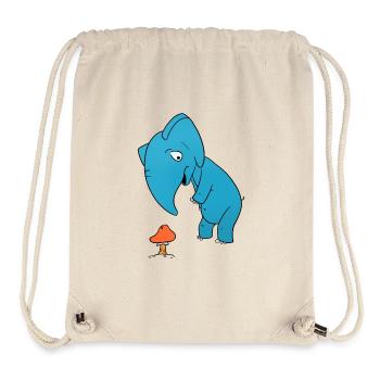 Elephant Mushroom - Stanley/Stella Recycled Gym Bag - natural - Front