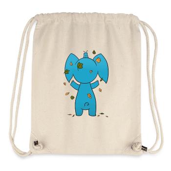 Elephant Leaves - Stanley/Stella Recycled Gym Bag - natural - Front
