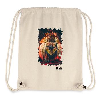 Barong, mystical creature from the mythology of Bali - Stanley/Stella Recycled Gym Bag - natural - Front