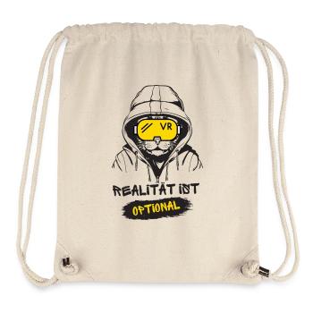 VR reality is optional - Stanley/Stella Recycled Gym Bag - natural - Front