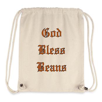 GodBlessBeans - Sac à cordon recyclé Stanley/Stella - blanc naturel - Devant