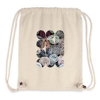 Ästhetische Harmonie der Stoffe - Stanley/Stella recycelter Gym Bag - Naturweiß - Vorne