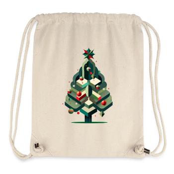 Modern Christmas tree – elegance for the festive season - Stanley/Stella Recycled Gym Bag - natural - Front