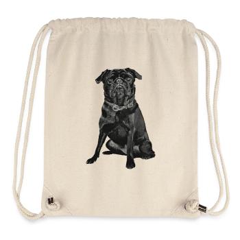 Mops - Stanley/Stella recycelter Gym Bag - Naturweiß - Vorne