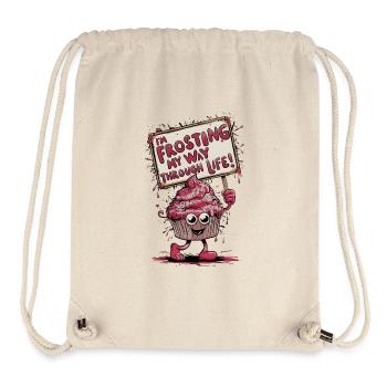 Glaçage à ma façon - Sac à cordon recyclé Stanley/Stella - blanc naturel - Devant