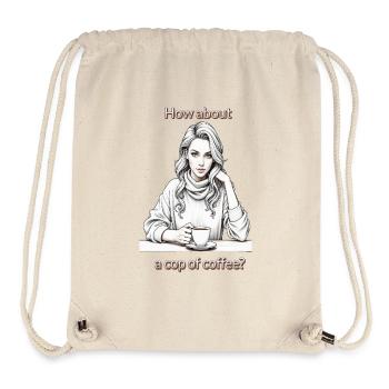 How about a cup of coffee? - Stanley/Stella Recycled Gym Bag - natural - Front