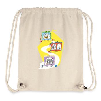 zoo animal circus - Stanley/Stella Recycled Gym Bag - natural - Front