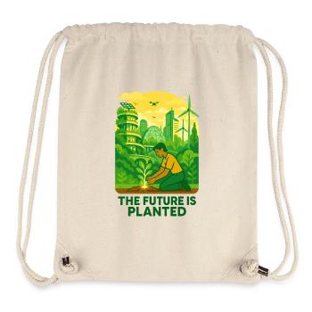 Solarpunk Roots - Stanley/Stella Recycled Gym Bag - natural - Front