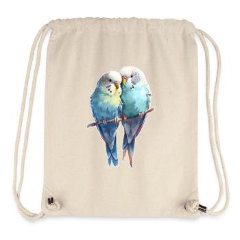 Budgie pair - Stanley/Stella Recycled Gym Bag - natural - Front