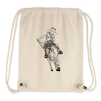Western Girl - Stanley/Stella Recycled Gym Bag - natural - Front
