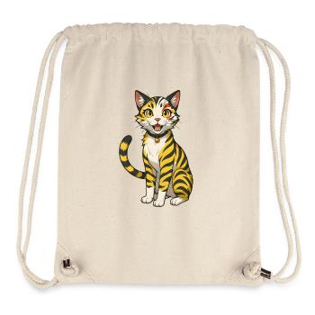 Knuffy Cat - Stanley/Stella Recycled Gym Bag - natural - Front