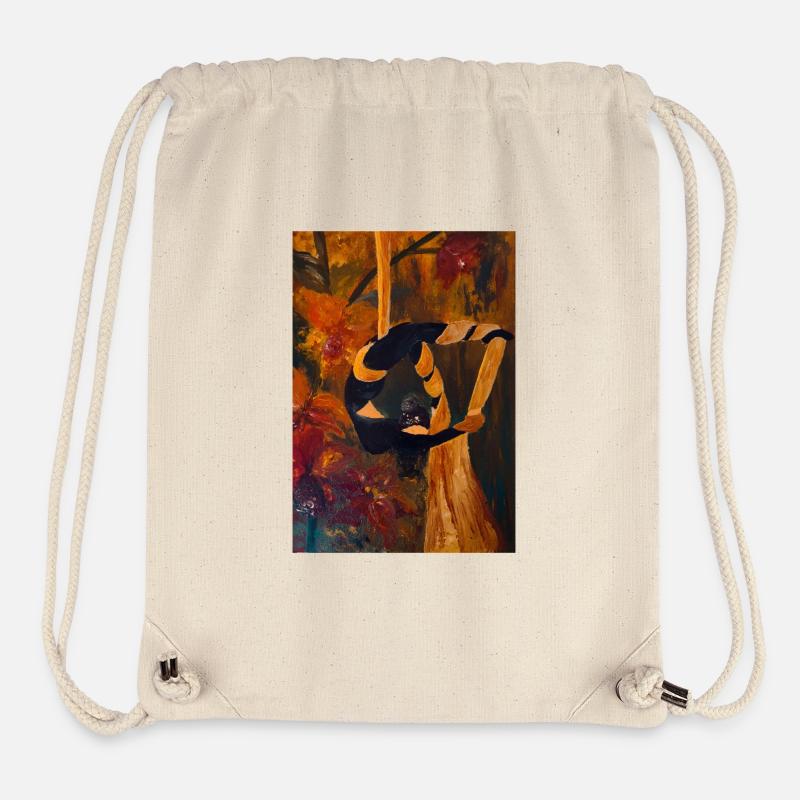 Aerial Silks Scorpion Difussed Nature - Stanley/Stella recycelter Gym Bag - Naturweiß