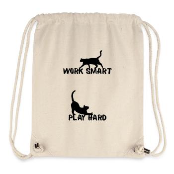 Work smart - Stanley/Stella Recycled Gym Bag - natural - Front