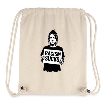 Racism Sucks - Stanley/Stella recycelter Gym Bag - Naturweiß - Vorne