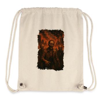Zombiewelt - Stanley/Stella recycelter Gym Bag - Naturweiß - Vorne
