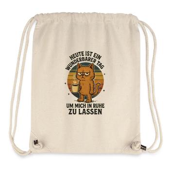 Lass Mich In Ruhe Geh Mir Nicht Auf Die Nerven - Stanley/Stella recycelter Gym Bag - Naturweiß - Vorne