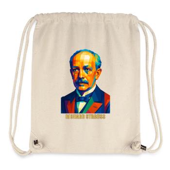 WPAP Polygon Portrait Richard Strauss Composer - Stanley/Stella Recycled Gym Bag - natural - Front