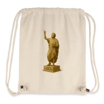 Religiöse Skulptur mit Message - Stanley/Stella recycelter Gym Bag - Naturweiß - Vorne