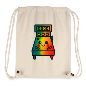 WPAP Polygon Kawaii Style Baby Pinball Machine - Stanley/Stella Recycled Gym Bag - natural - Front