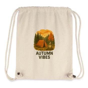 Herbststimmung Outdoor Camping Design - Stanley/Stella recycelter Gym Bag - Naturweiß - Vorne