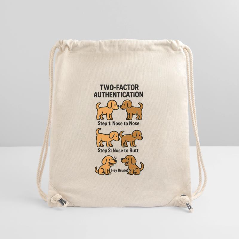Two Factor Authentication Hunde Stanley/Stella recycelter Gym Bag