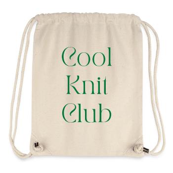 Cool knit club. Cooler Strick Club. - Stanley/Stella recycelter Gym Bag - Naturweiß - Vorne