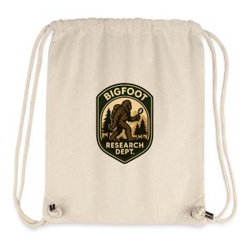 Insigne de recherche Bigfoot - Sac à cordon recyclé Stanley/Stella - blanc naturel - Devant