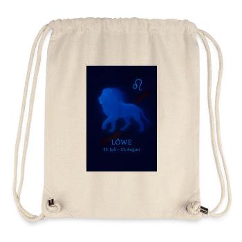 Leo Zodiac Sign July 23 – August 22 Neon Design - Stanley/Stella Recycled Gym Bag - natural - Front